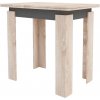 Jídelní stůl Casarredo Jídelní stůl rozkládací MANZINI 90 x 60-120 cm dub sonoma a šedý antracit