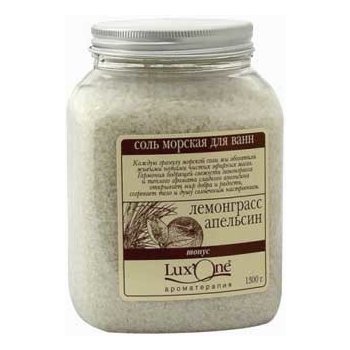 Lux One mořská sůl do koupele Antistress Jalovec+rozmarýn 1300 g