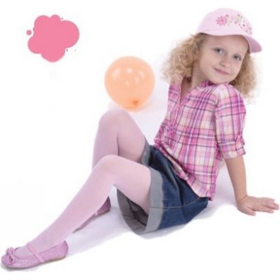 Dětské punčocháče silonky-růžové – Zboží Mobilmania