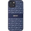 Pouzdro a kryt na mobilní telefon Apple DKNY Repeat Pattern Tonal Stripe kryt pro iPhone 14 - tmavě modrý 57983120101