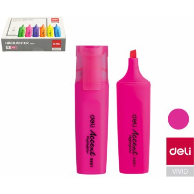 Deli ES621 růžový plochý 8552 – Zboží Živě