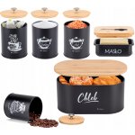 Jednodílný chlebník Elitehoff, černý kov – Zboží Mobilmania