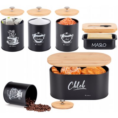 Jednodílný chlebník Elitehoff, černý kov – Zboží Mobilmania