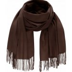 Fashionweek šál s třásněmi ZIZI13 hnědá – Zboží Mobilmania