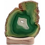 Nefertitis Achát zelený svícen plátek NF2419 - cca 8 - 10 cm – Zboží Dáma