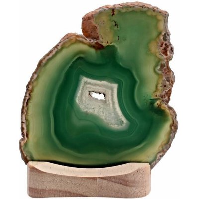 Nefertitis Achát zelený svícen plátek NF2419 - cca 8 - 10 cm – Zboží Dáma