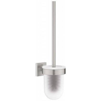 GROHE QuickFix Start Cube WC štětka nástěnná s držákem sklo supersteel 40977DC0 – Hledejceny.cz