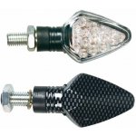 Lampa LED blinkry PENTA carbon, 12V karbonové blinkry na motorku – Sleviste.cz