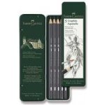 Faber-Castell Akvarelová grafitová tužka Graphite Aquarelle 5 ks plechová krabička 117805 – Zboží Živě