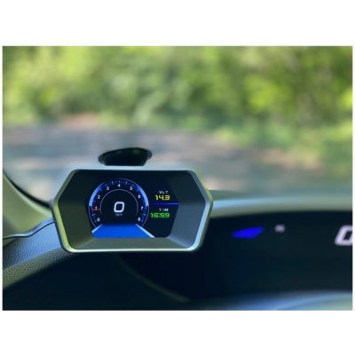 Palubní DISPLEJ LCD, OBDII, GPS s přísavkou – Hledejceny.cz