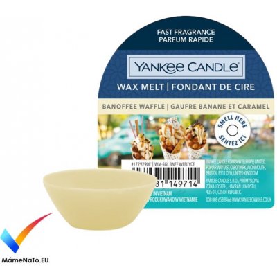 Yankee Candle Banoffee Waffle Vosk do aromalampy 22 g