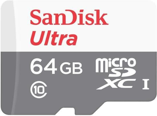 Sandisk microSDXC 64 GB Class 10 UHS-I 186524