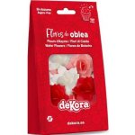 Jedlé květy - bílé,růžové a červené 8 ks - Dekora – Zboží Mobilmania