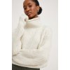 Dámský svetr a pulovr Answear Lab Svetr dámský hřejivý s golfem 2419008.IWK béžová
