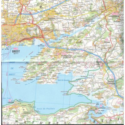 113 Brest Quimper 1:100t mapa
