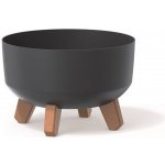 Prosperplast Květináč GRACIA LOW BETON EFFECT 28,5 cm antracit – Hledejceny.cz