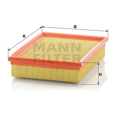 MANN FILTER Vzduchový filtr C 25 114/1 – Hledejceny.cz