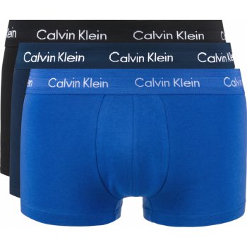 Calvin Klein sada boxerek Cotton Stretch 3P Lr Trunk U2664G 4KU Blue ShadowCobalt WaterBlack