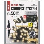 Emos D2CW03 50 LED Profi problikávající rampouchy 3 m venkovní teplá bílá časovač – Zboží Mobilmania