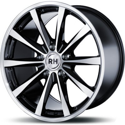RH Gt Rad 11X19 5X130 ET48 black polished – Sleviste.cz