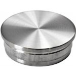 Ukončení - zátka na trubku ø 42.4mm, broušená nerez K320 / AISI304 – Sleviste.cz