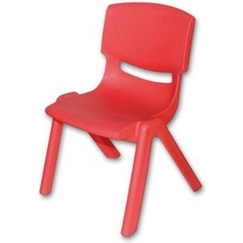 BIECO židle z plastů červen