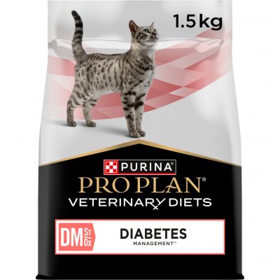 Pro Plan Veterinary Diets Feline DM ST/OX Diabetes Management 1,5 kg – Zboží Dáma