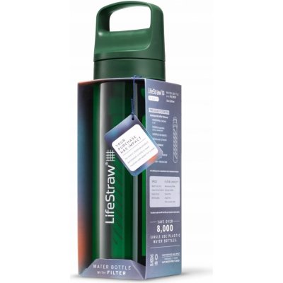 LifeStraw Go 2.0 Terrace Green LGV422GRWW 0,65l – Zboží Mobilmania