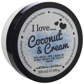 I Love Coconut & Cream tělové máslo 200 ml