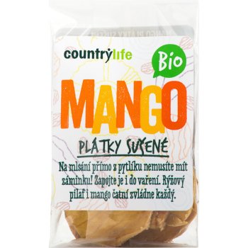 Country Life Bio mango plátky sušené 80 g