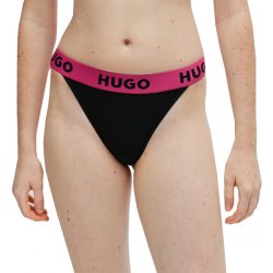 Hugo Boss Dámská tanga 50509361001 černá růžová