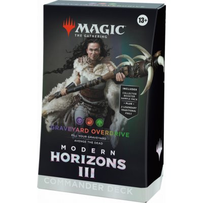 Wizards of the Coast Magic The Gathering Modern Horizons 3 Graveyard Overdrive Commander Deck – Zboží Dáma