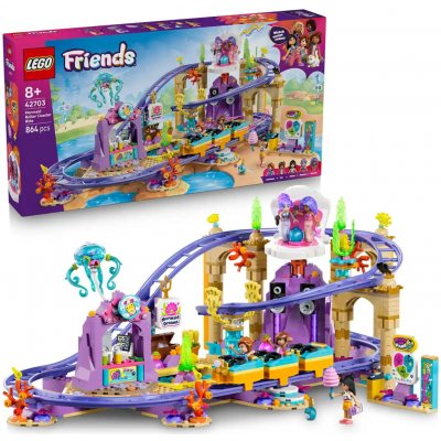 LEGO® Friends 42703 Jízda na horské dráze s mořskými pannami – Zboží Dáma