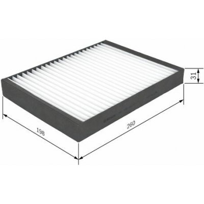 BOSCH Filtr, vzduch v interiéru 1987432221 – Hledejceny.cz