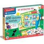 Clementoni Moje interaktivní pero 500 kvízů Zvířata – Zboží Dáma