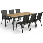 Vikio Venkovní zahradní set 190x90 pro 6 osob přírodní DK303-190P – Hledejceny.cz