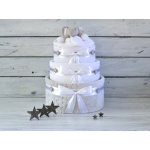 dortNEdort Třípatrový vánoční plenkový dort se sloníkem Pro chlapečka – Zbozi.Blesk.cz