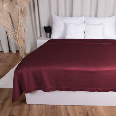 Biante Sametový přehoz na postel Velvet Premium SVP-010 Tmavě vínový 160x220 cm – Zboží Dáma