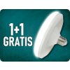 Žárovka V-tac E27 LED žárovka UFO 15W, 1200LM, SAMSUNG CHIP, 1+1 Studená bílá