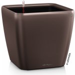 Lechuza Květináč Quadro LS Taupe 35 cm – Hledejceny.cz