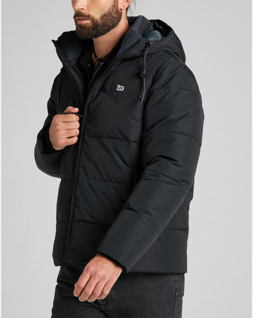 Lee Puffer Jacket Black