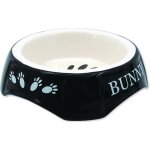 Plaček Smal Animals potisk Bunny černá 15 cm – Zboží Dáma