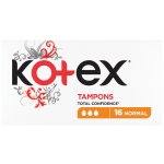 KOTEX HYGIENICKÉ TAMPONY NORMAL 16 KS