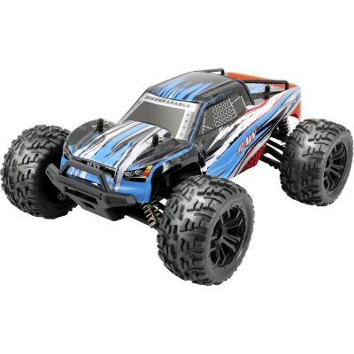 Reely RAW modrá komutátorový RC model auta elektrický monster truck 4WD 4x4 RtR 2,4 GHz vč. akumulátorů a nabíječ 1:14 – Zbozi.Blesk.cz