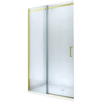 MEXEN - Omega Posuvné Sprchové Dveře 120 Cm Transparent, Zlato Se Sadou Pro Niku 825-12 1 ks – Zboží Mobilmania