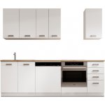 ADRK Kuchyňská sestava BUBBLE 240 cm W bílá – Zboží Dáma