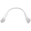 síťový kabel Ubiquiti U-Cable-Patch-RJ45 patch, UTP, Cat6, 0,22m, bílý