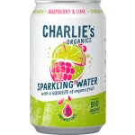 Charlie's Organics sycená pitná voda s malinovou a limetkovou šťávou 330 ml – Zboží Mobilmania