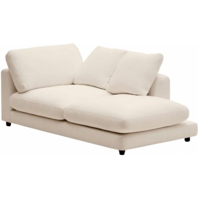 Kave Home Gala 193 cm pravá béžová čalouněná – Zboží Mobilmania