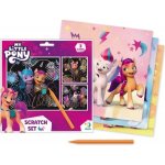 Teddies Vyškrabávací obrázek My little Pony barevný 3 ks – Sleviste.cz